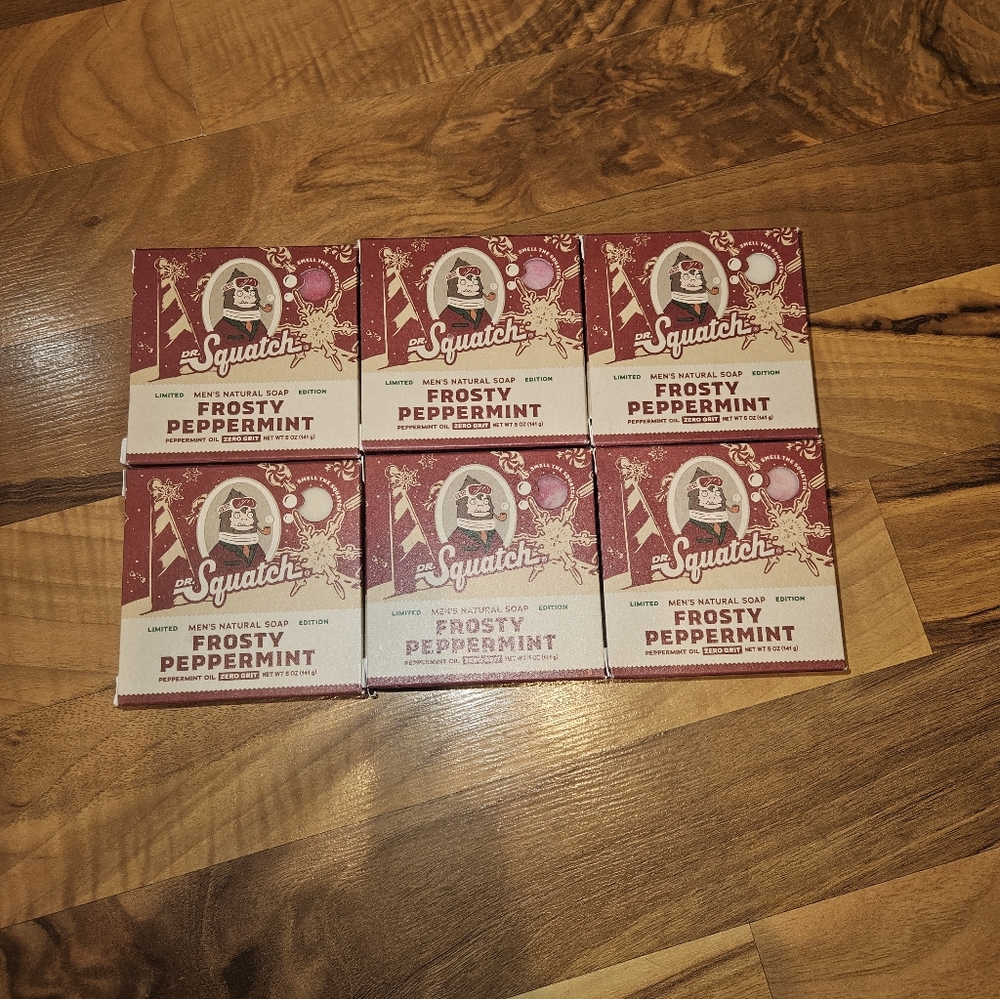 Dr. Squatch Frosty Peppermint Soap Set